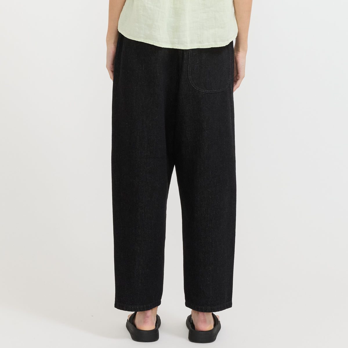 Danton | Womens Easy Pants 11.5oz Denim Black Denim | Maplestore
