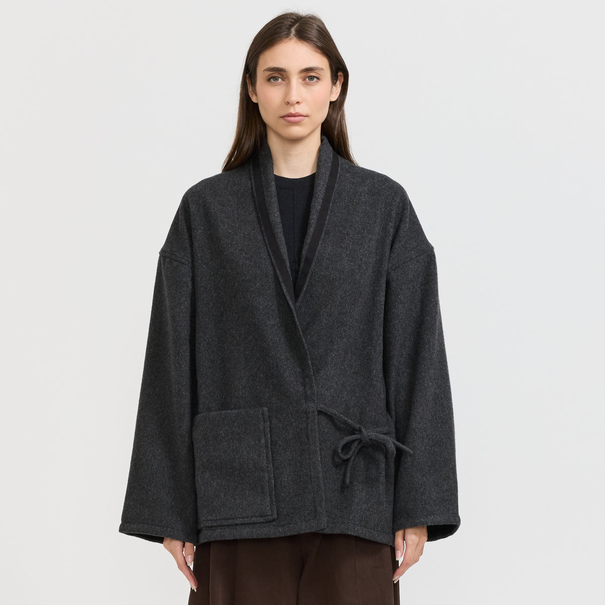 Girls of Dust | Meiji Kimono Grey Melange | Maplestore