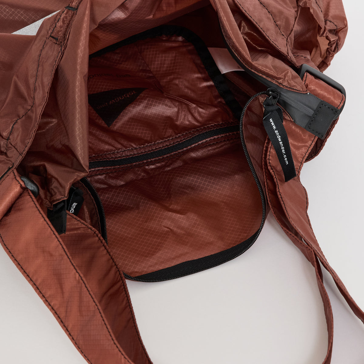 And Wander | Sil Shoulder Bag Dark Pink | Maplestore