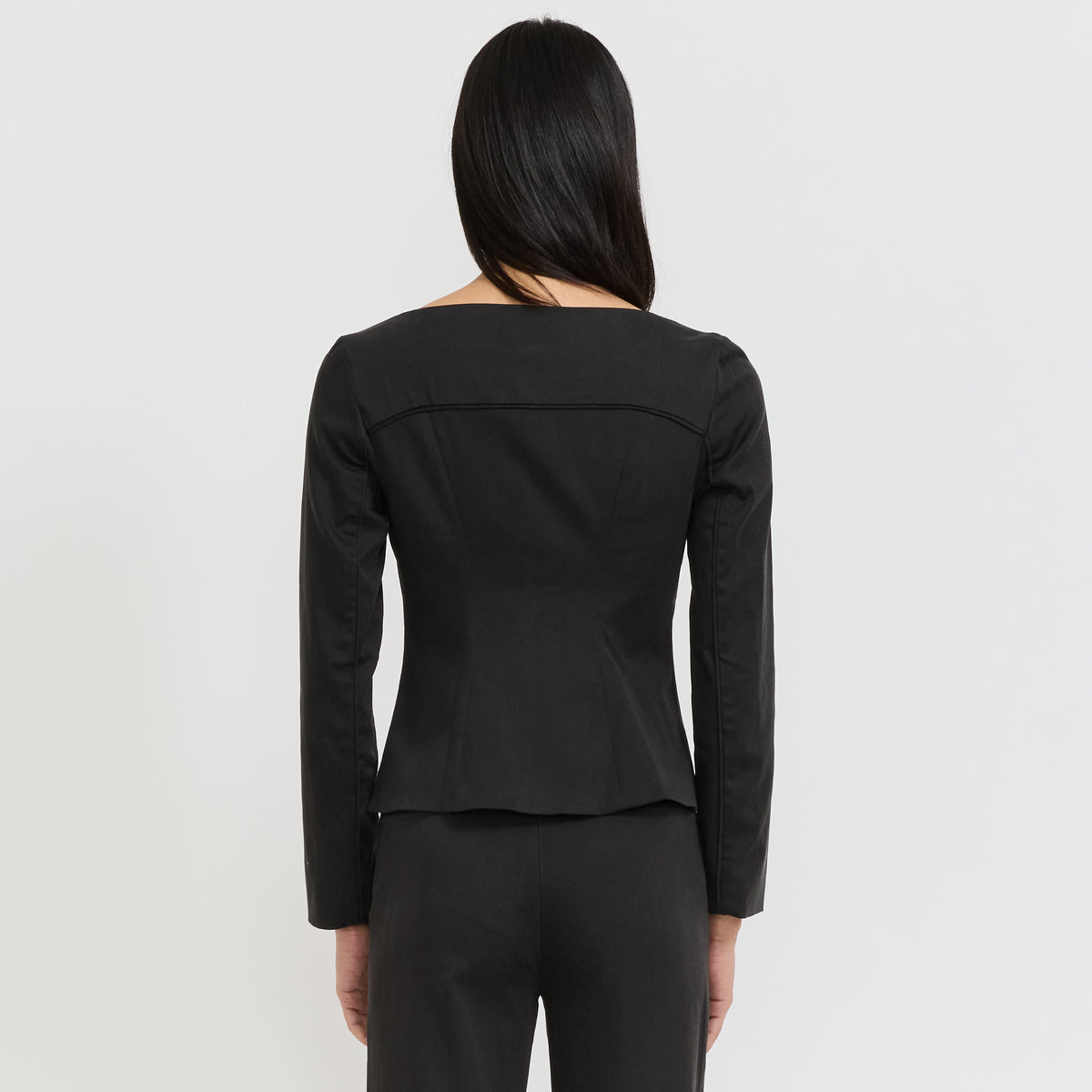 Bardot Tailored Top Onyx