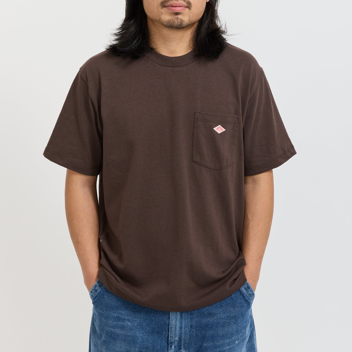 Danton | Pocket T-Shirt Brown | Maplestore