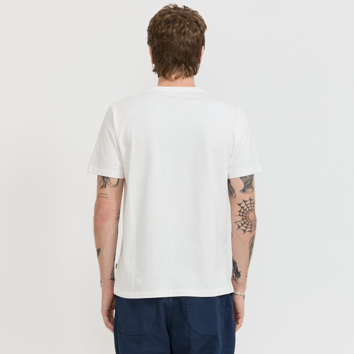 YMC Wild Ones T-Shirt in White - model 5