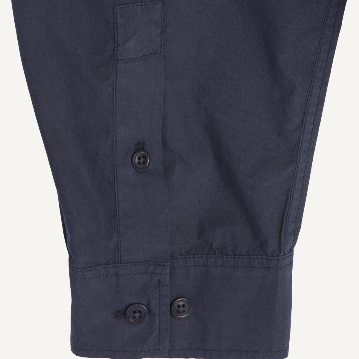 YMC Curtis Shirt in Navy - detail