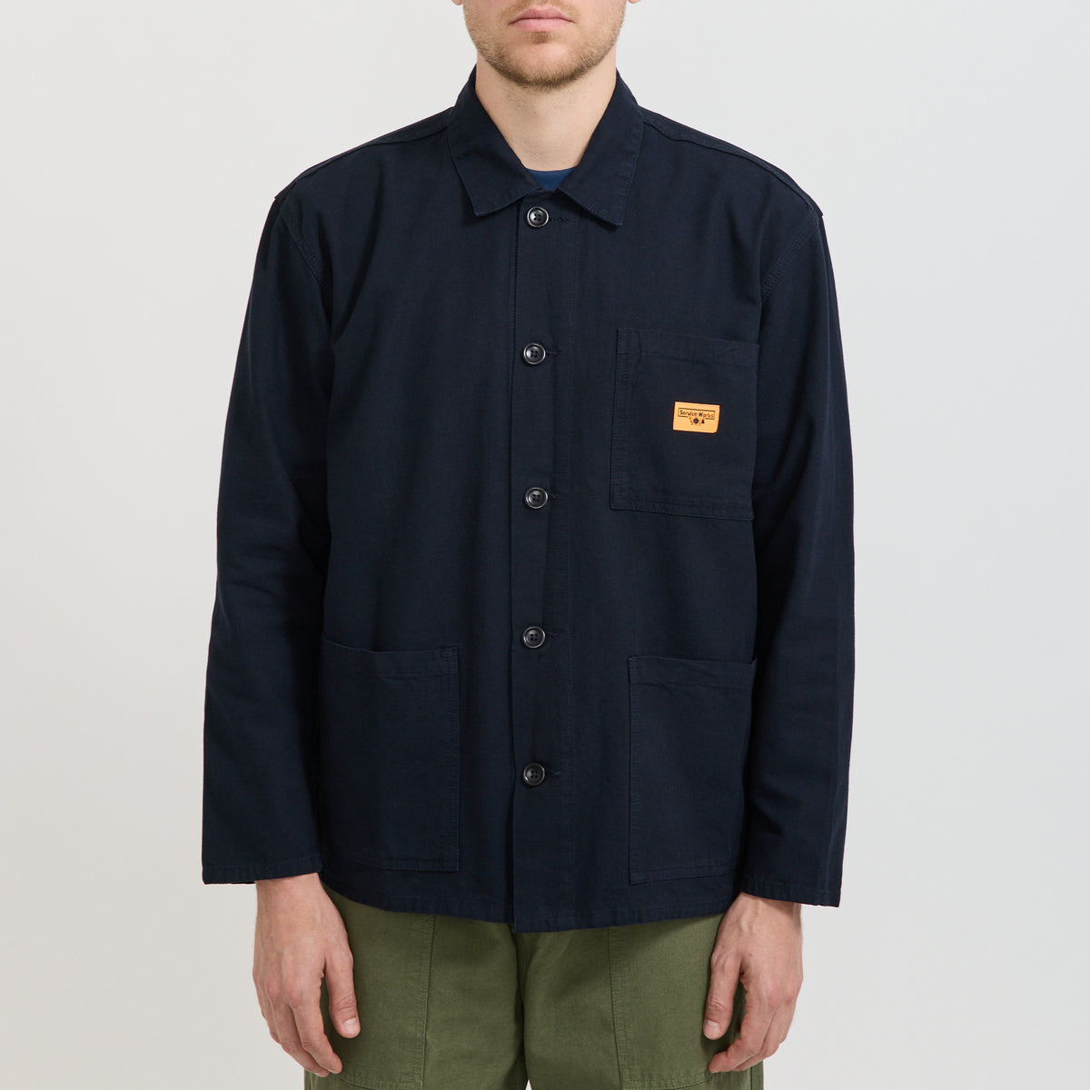 Service Works | Classic Chore Shirt Dark Navy | Maplestore