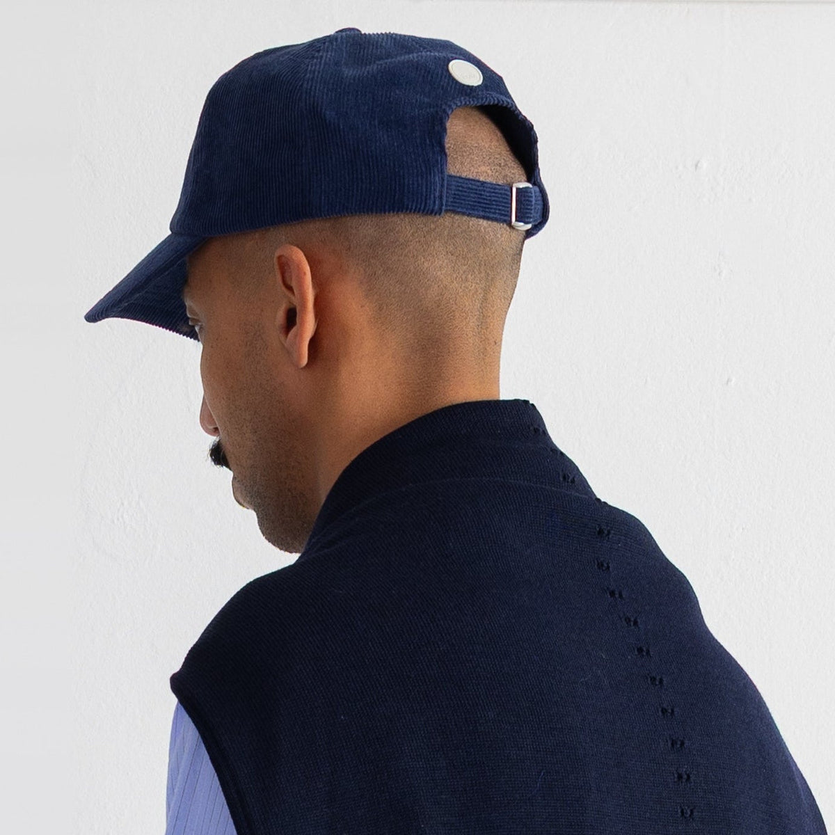 Corduroy Cap Soft Navy