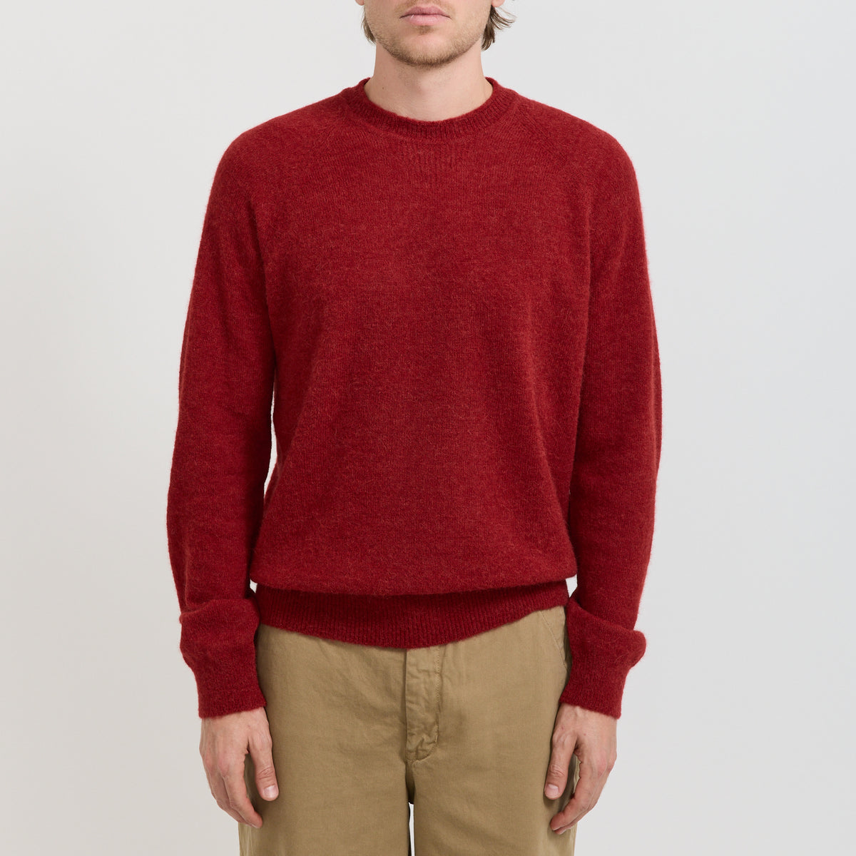 Norse Projects Nordrevik Baby Alpaca Sweater Cowhide - image 5