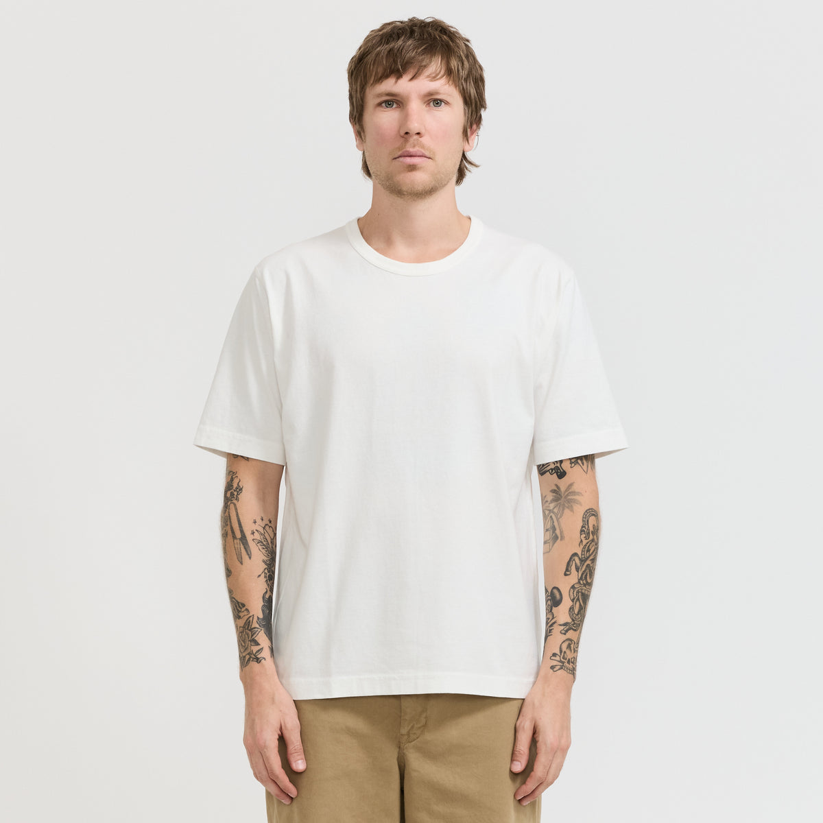 Norse Projects Elmelunde Soft Compact Cotton T-Shirt White - image 1