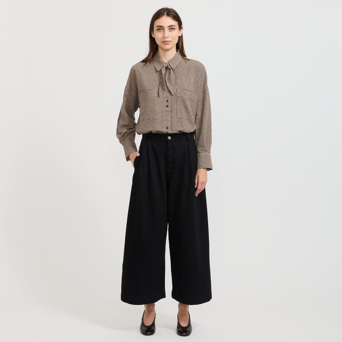 Sessun | Cecily Shirt Ebonysand | Maplestore