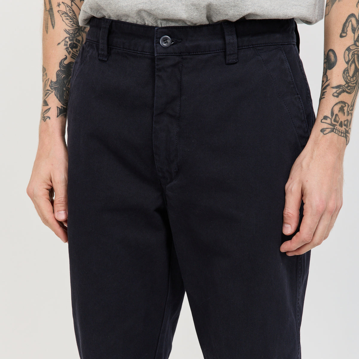 Norse Projects Korshavn Broken Twill Chino Dark Navy - image 6