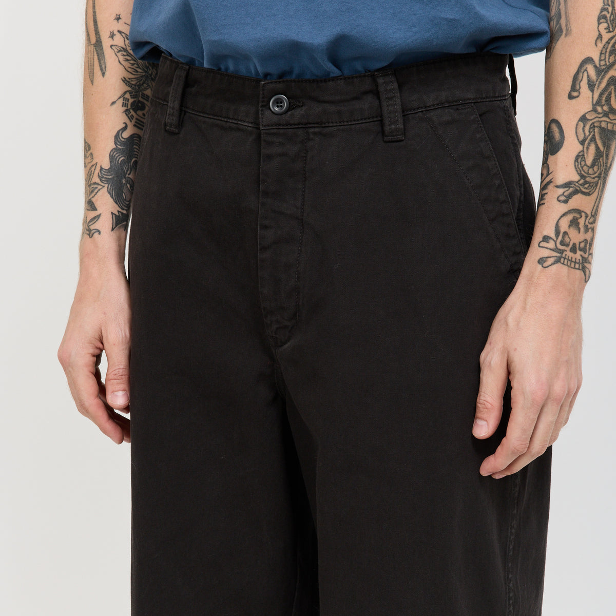 Norse Projects Nordmarka Broken Twill Chino Black - image 5