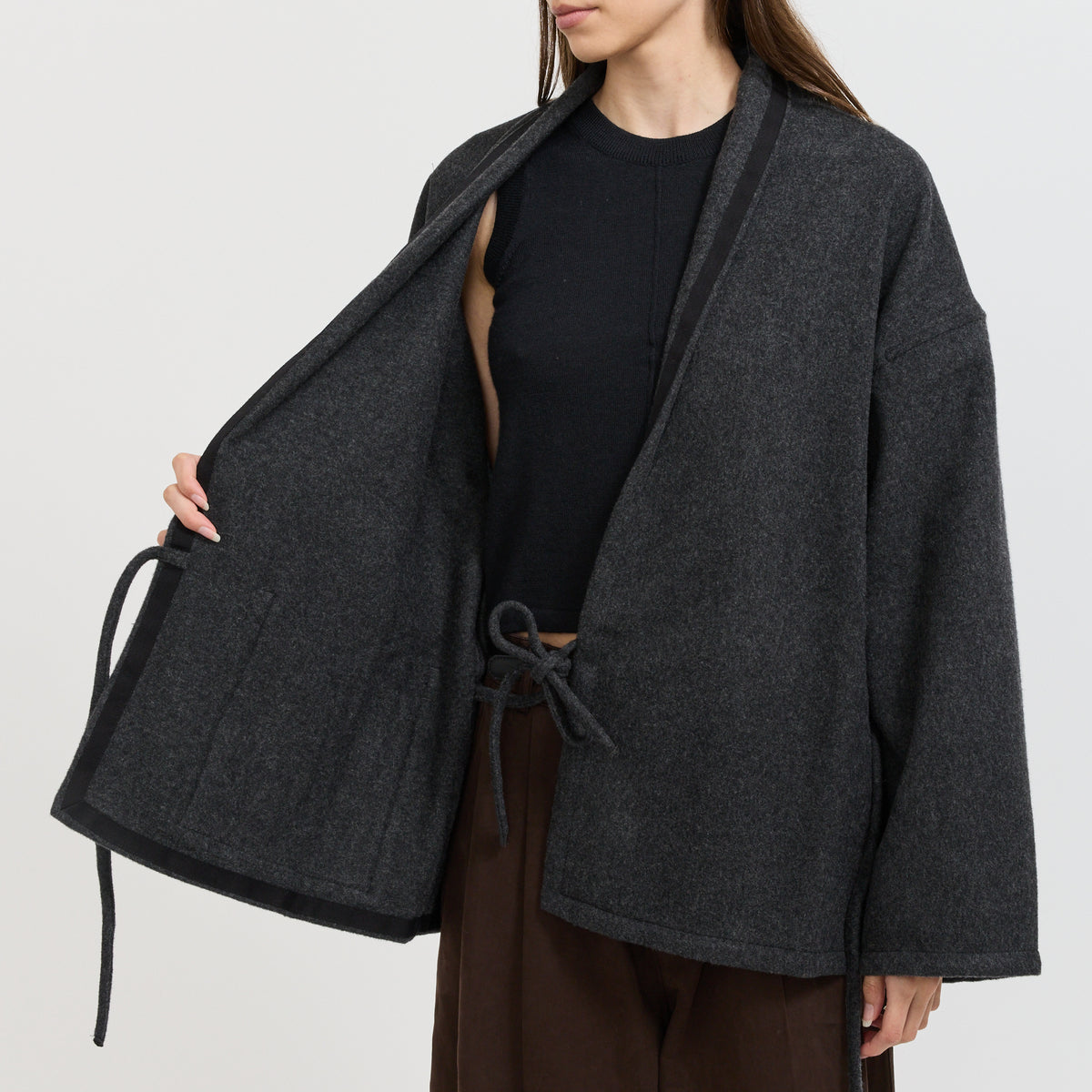 Girls of Dust | Meiji Kimono Grey Melange | Maplestore