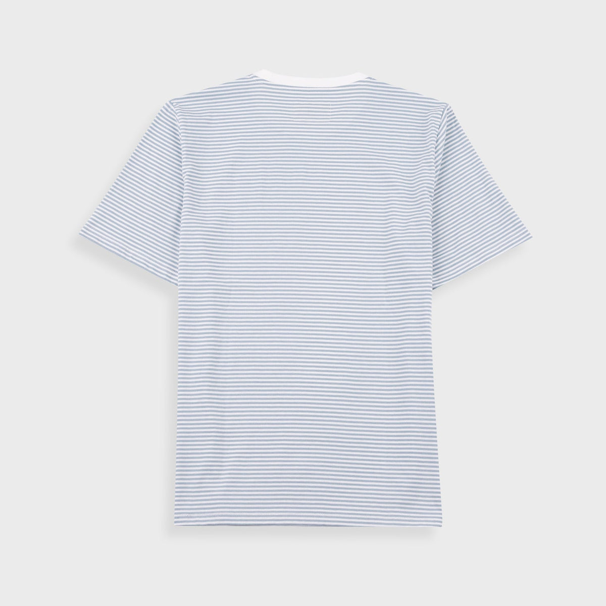 1X1 Stripe T-Shirt Blue Oxide / Ecru