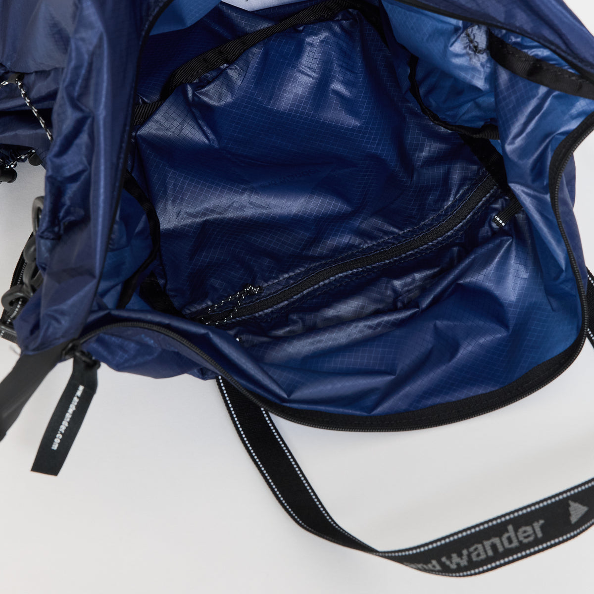 And Wander | Sil Tote Bag Dark Blue | Maplestore