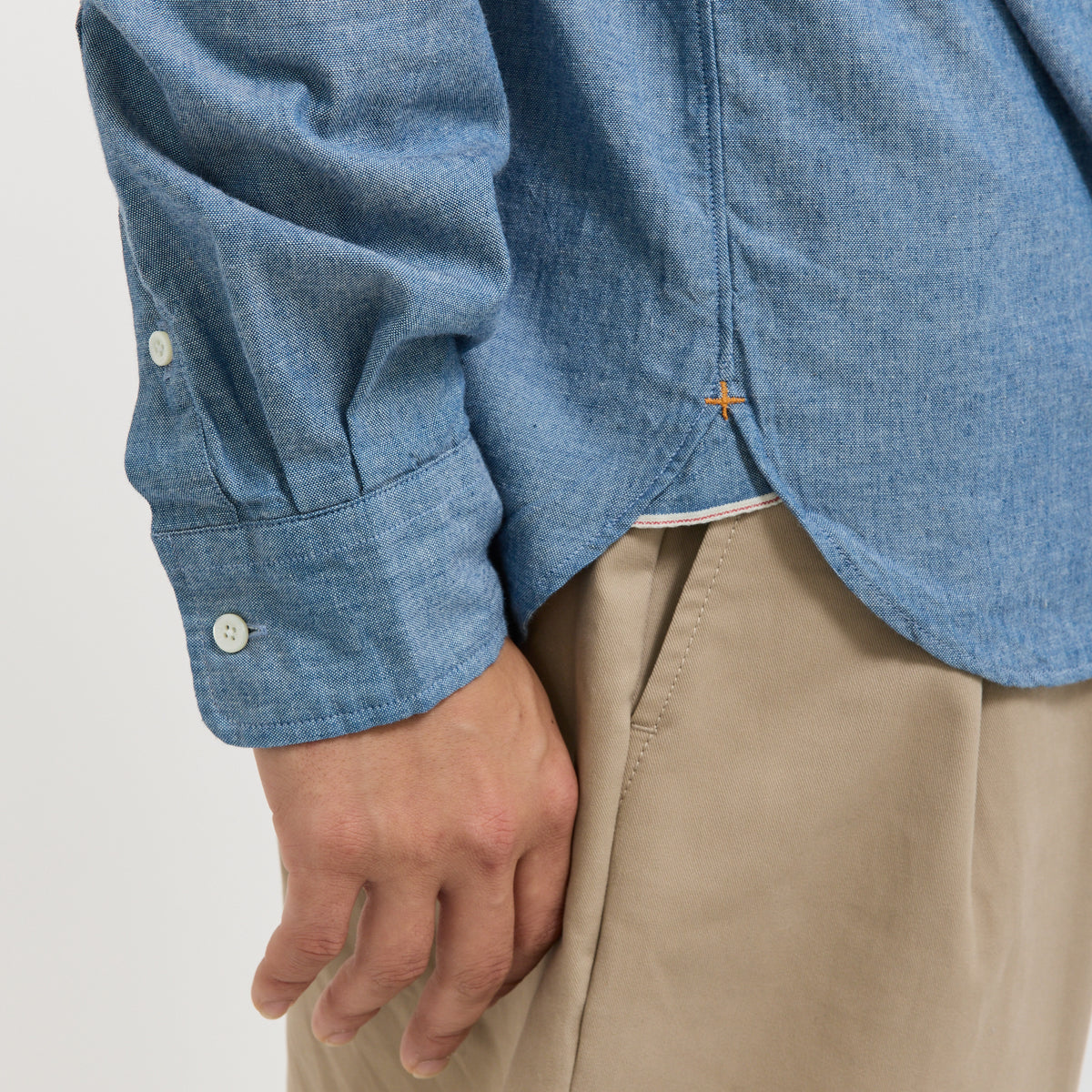 Beams Plus | BD Chambray Shirt Chambray | Maplestore