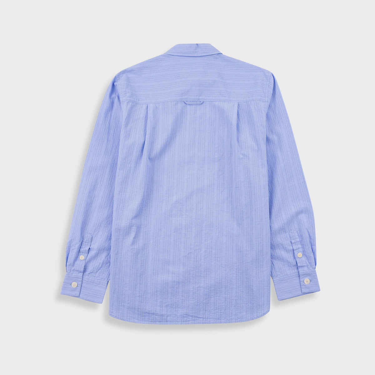 Easy Fit Shirt Blue Fine Stripe