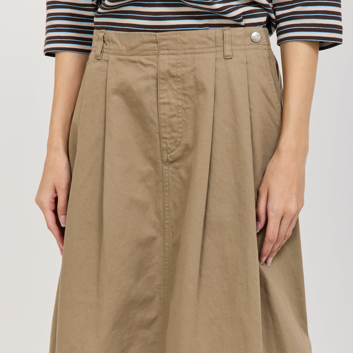 Danton | Cocoon Skirt Sateen Beige | Maplestore