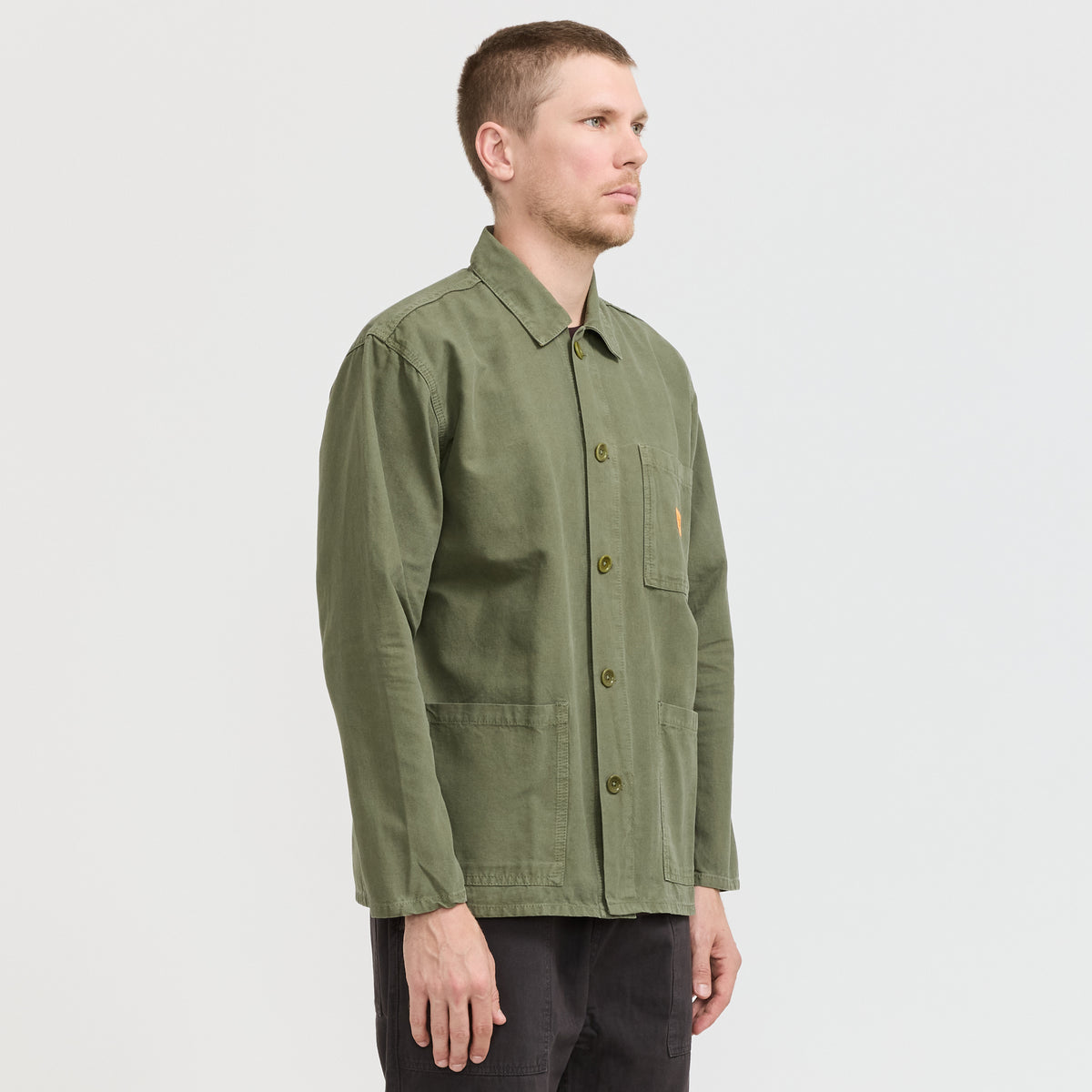 Service Works | Classic Chore Shirt Olive | Maplestore