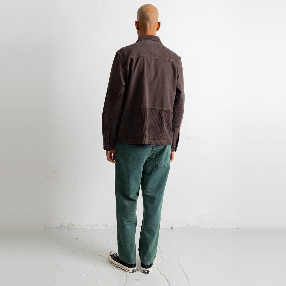 Assembly Worker Jacket Espresso Cord Mix
