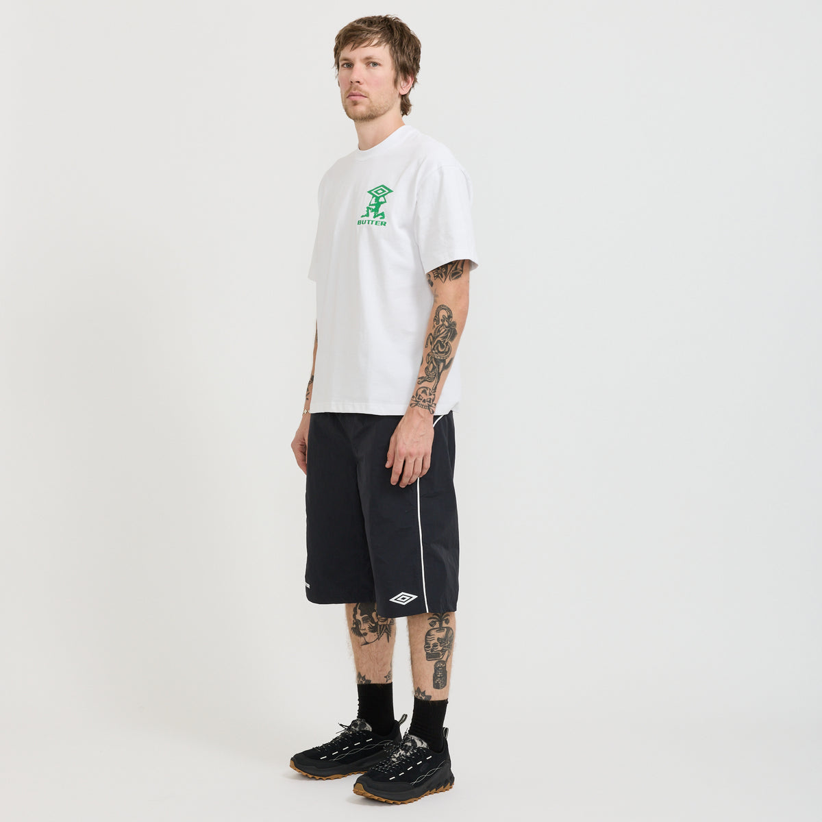 Butter Goods x Umbro Terrain Tee White
