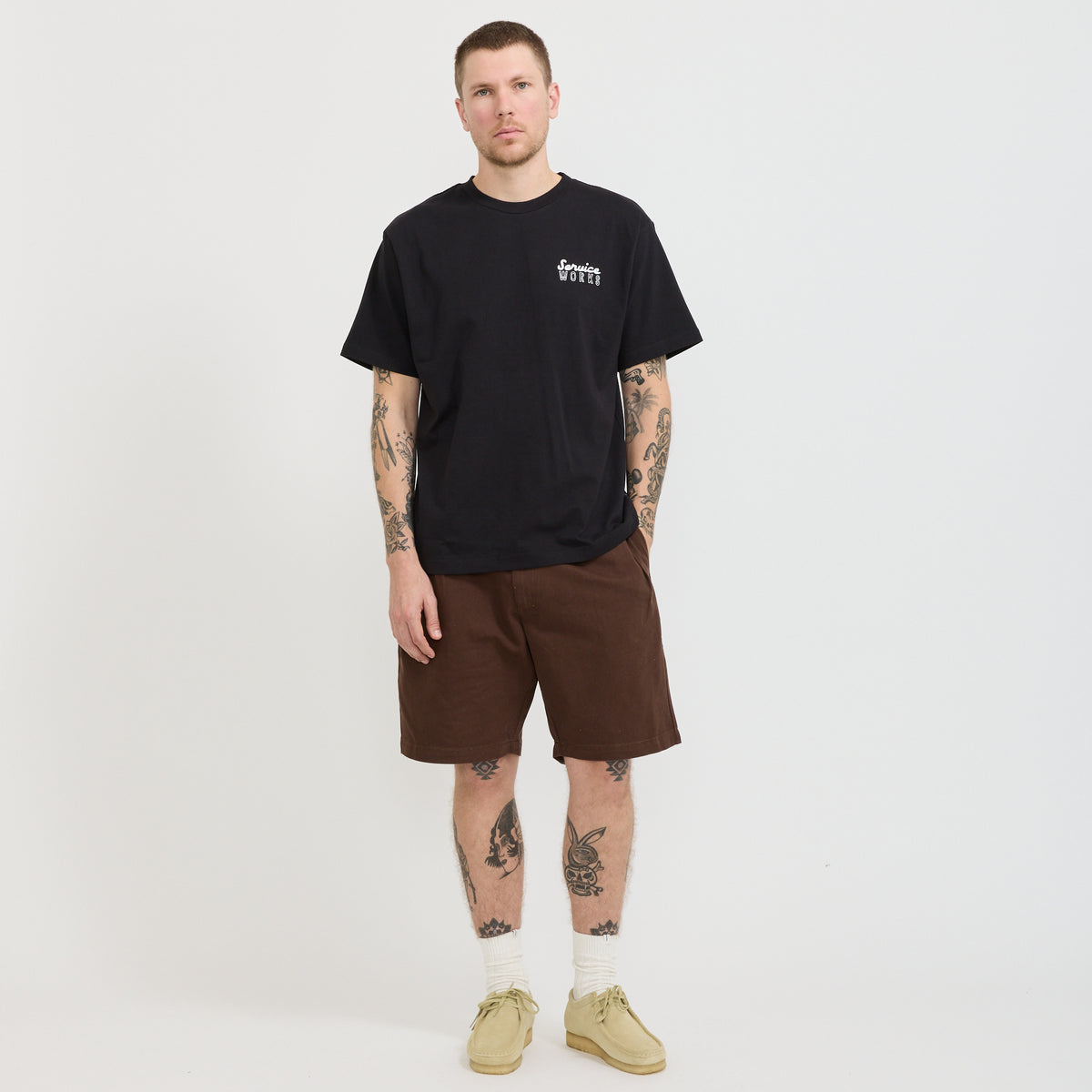 Service Works | Eating Adventures Tee Black | Maplestore