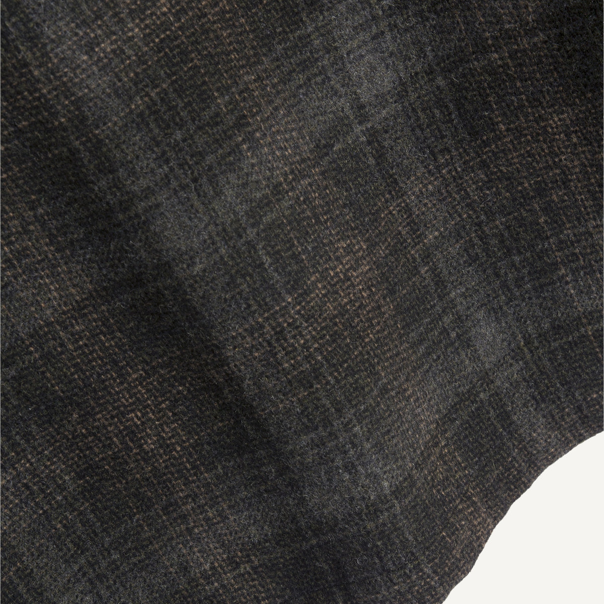 YMC PJ Overshirt in Brown Multi - detail