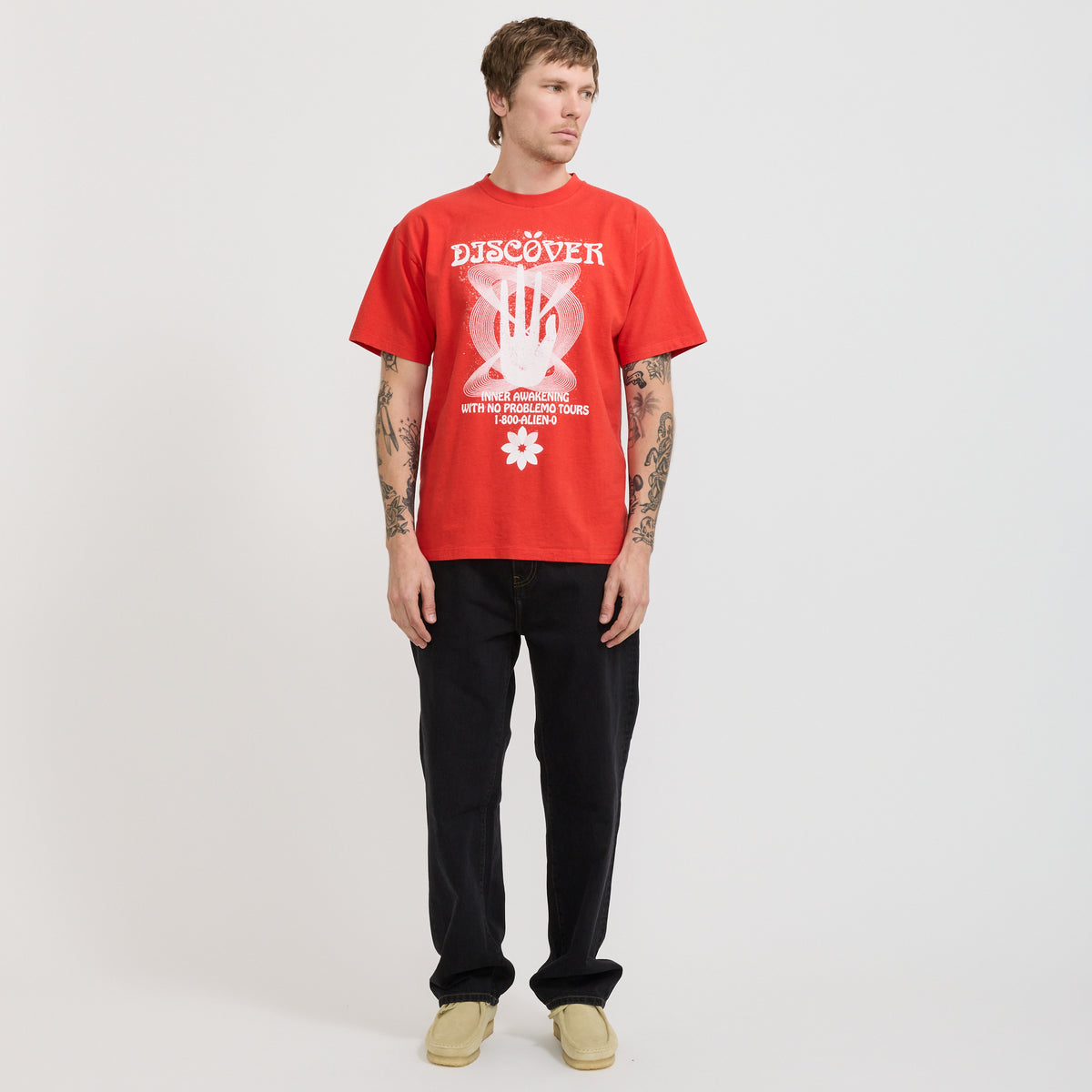 No Problemo Discovery SS Tee Red 2