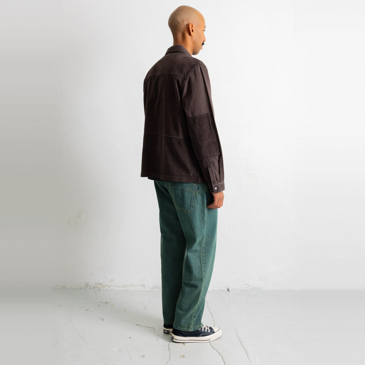 Assembly Worker Jacket Espresso Cord Mix