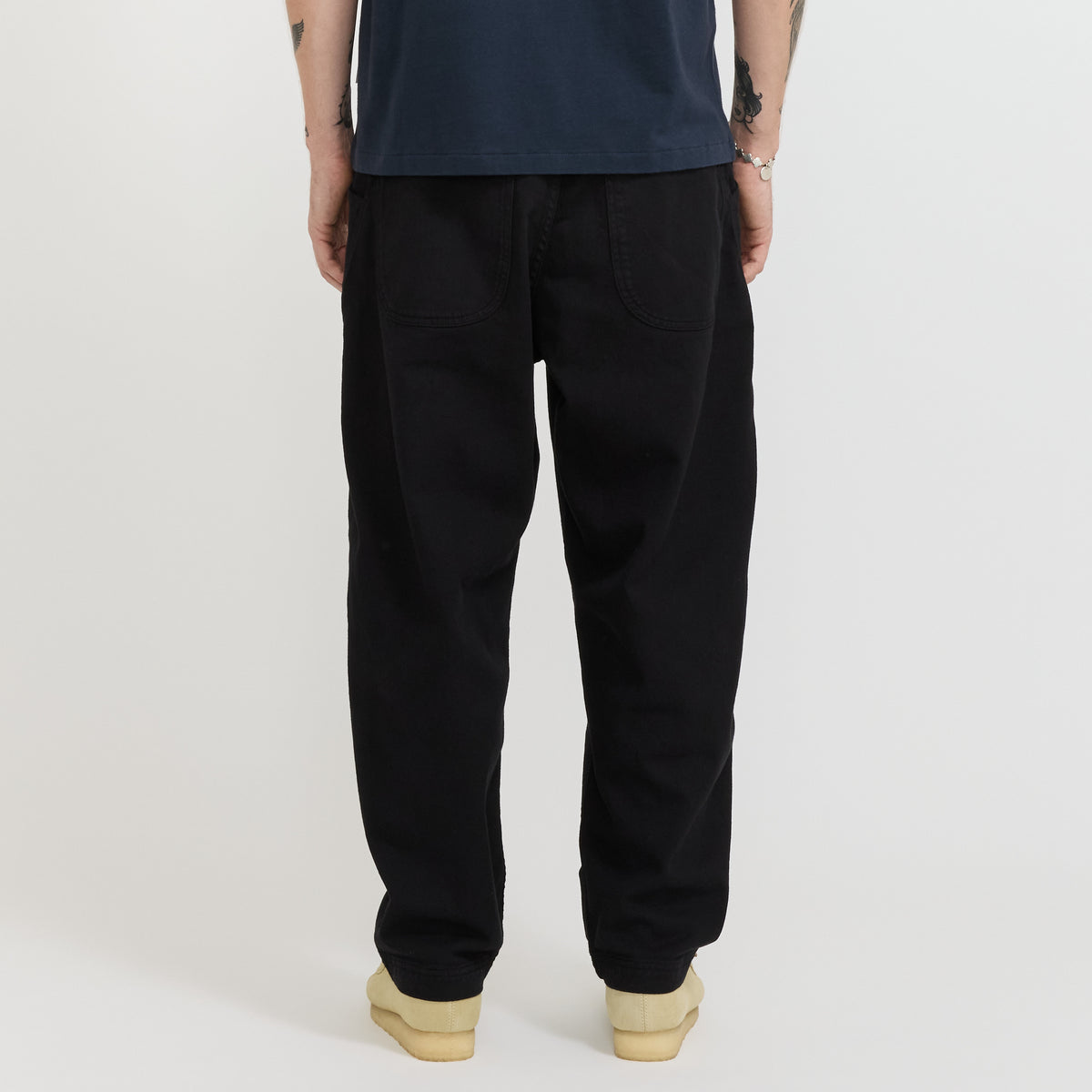YMC Twisted Seam Trouser in Black - model retry 5