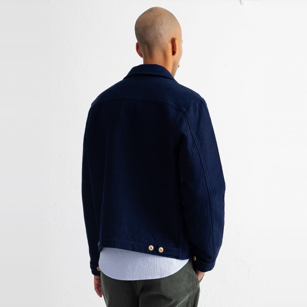 Prism Jacket Indigo Texture
