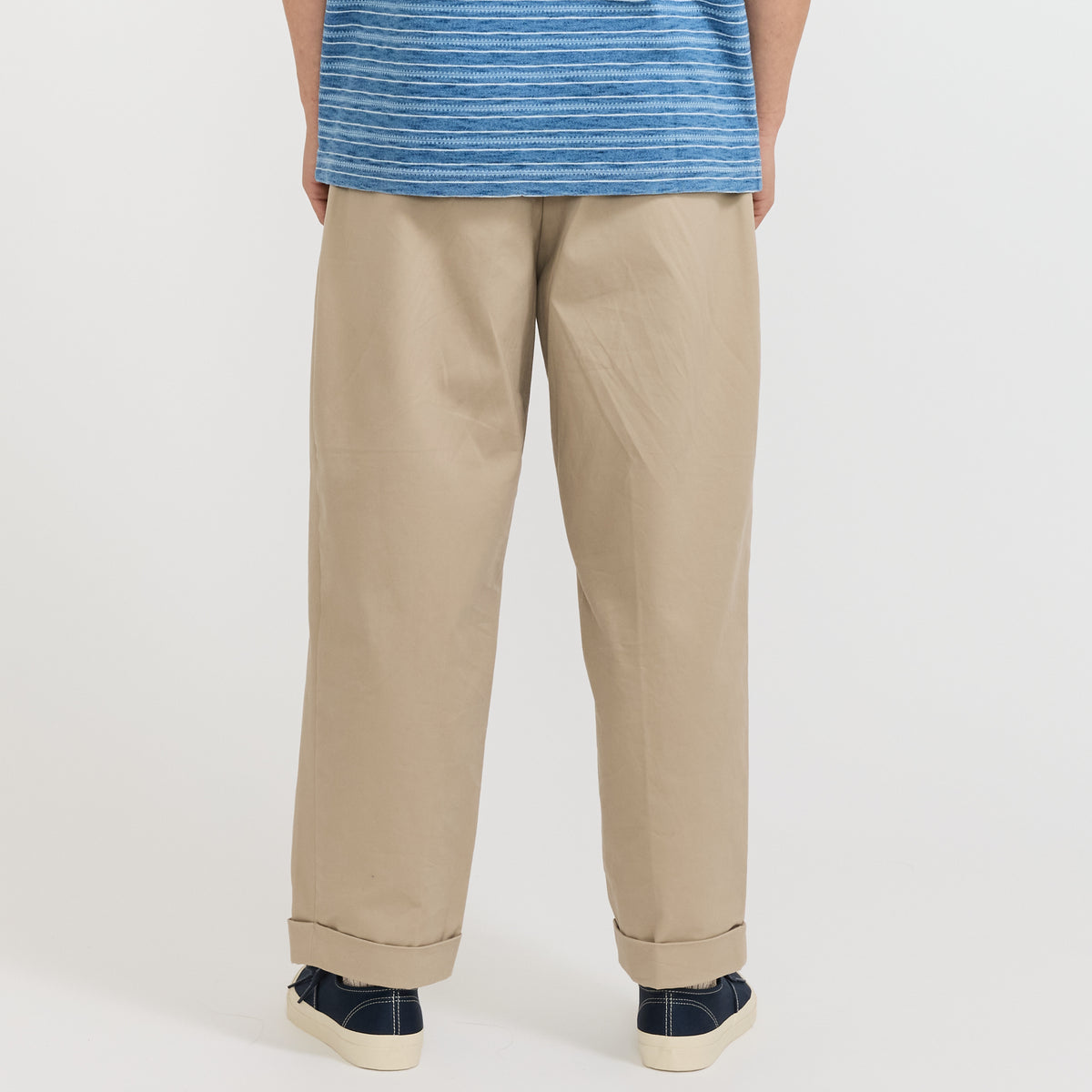 Beams Plus | 2 Pleats Twill Pant Khaki | Maplestore