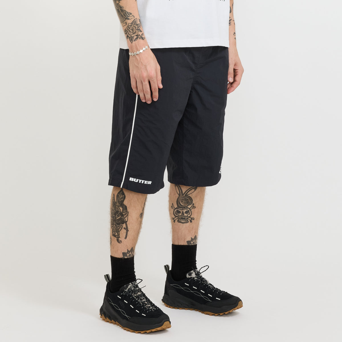 Butter Goods x Umbro Long Track Shorts Black