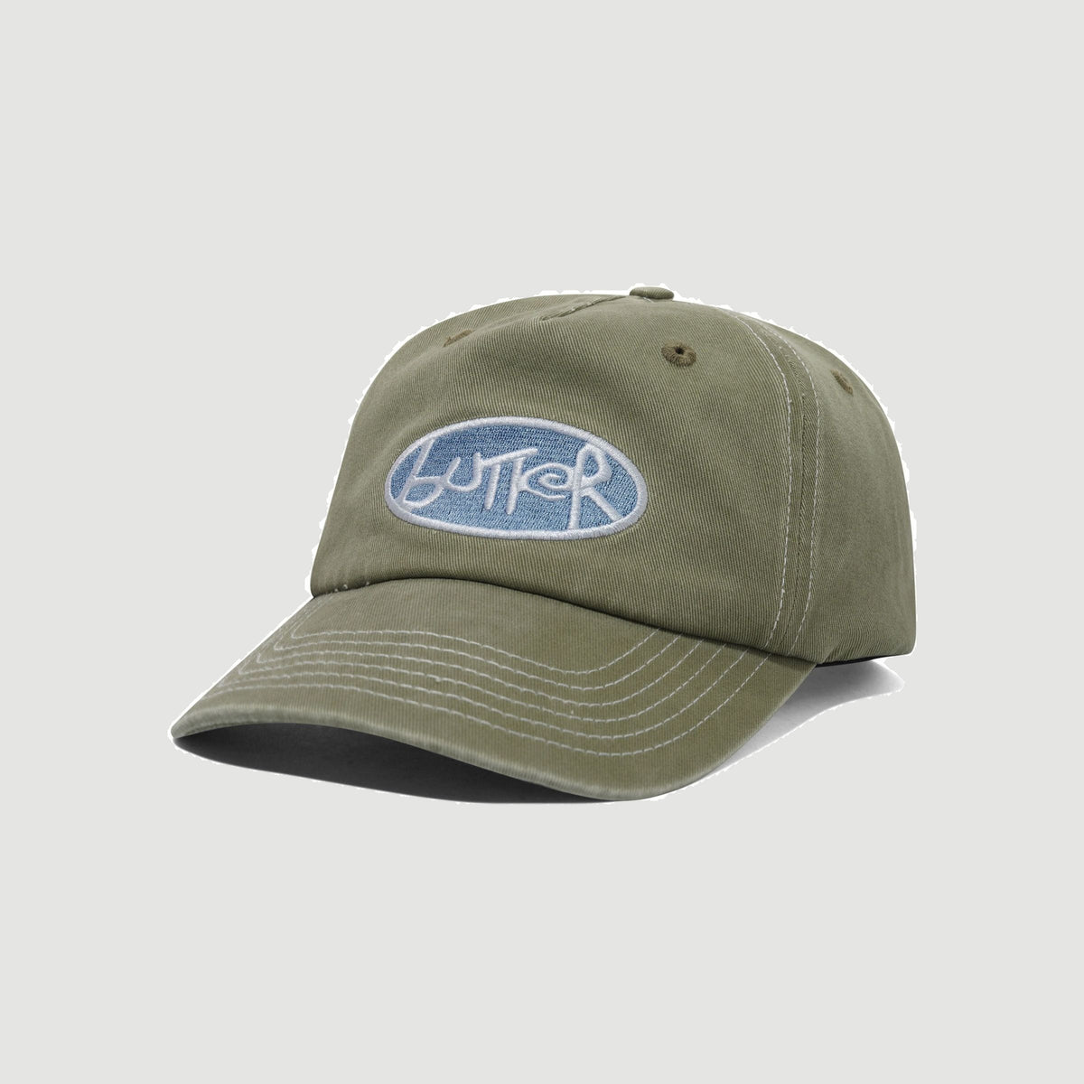 Abseil 5 Panel Cap Washed Pale Green