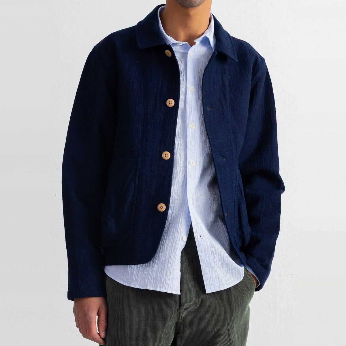 Prism Jacket Indigo Texture