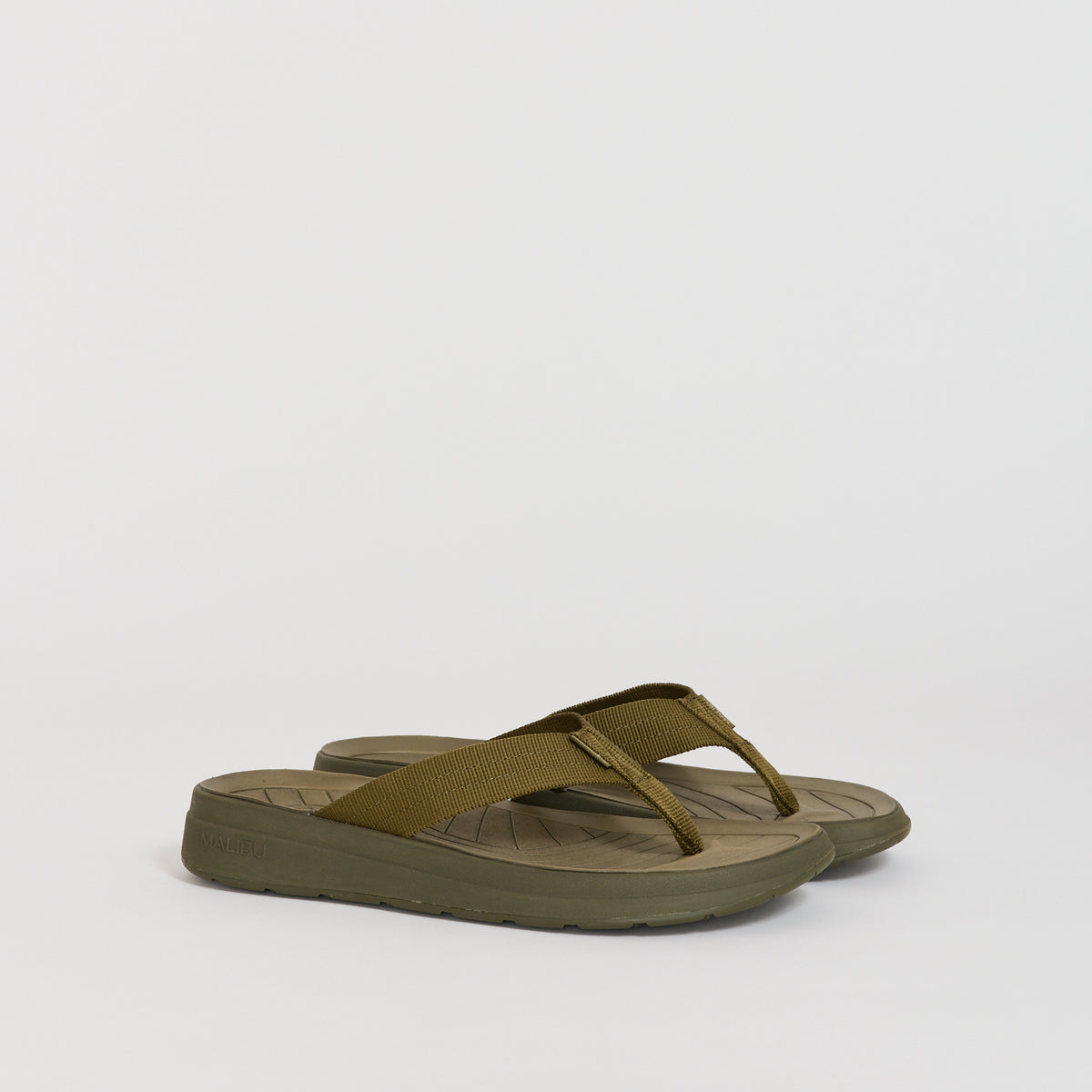 Malibu Sandals | Surfrider Polyester Olive | Maplestore