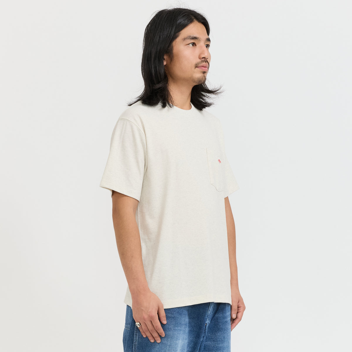 Danton | Pocket T-Shirt Heather Ivory | Maplestore