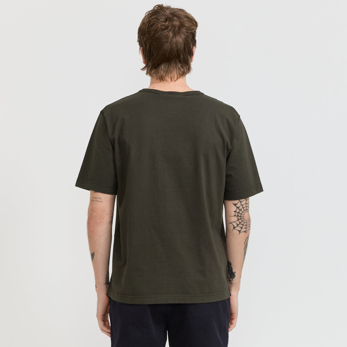 Norse Projects Elmelunde Soft Compact Cotton T-Shirt Beech Green - image 4