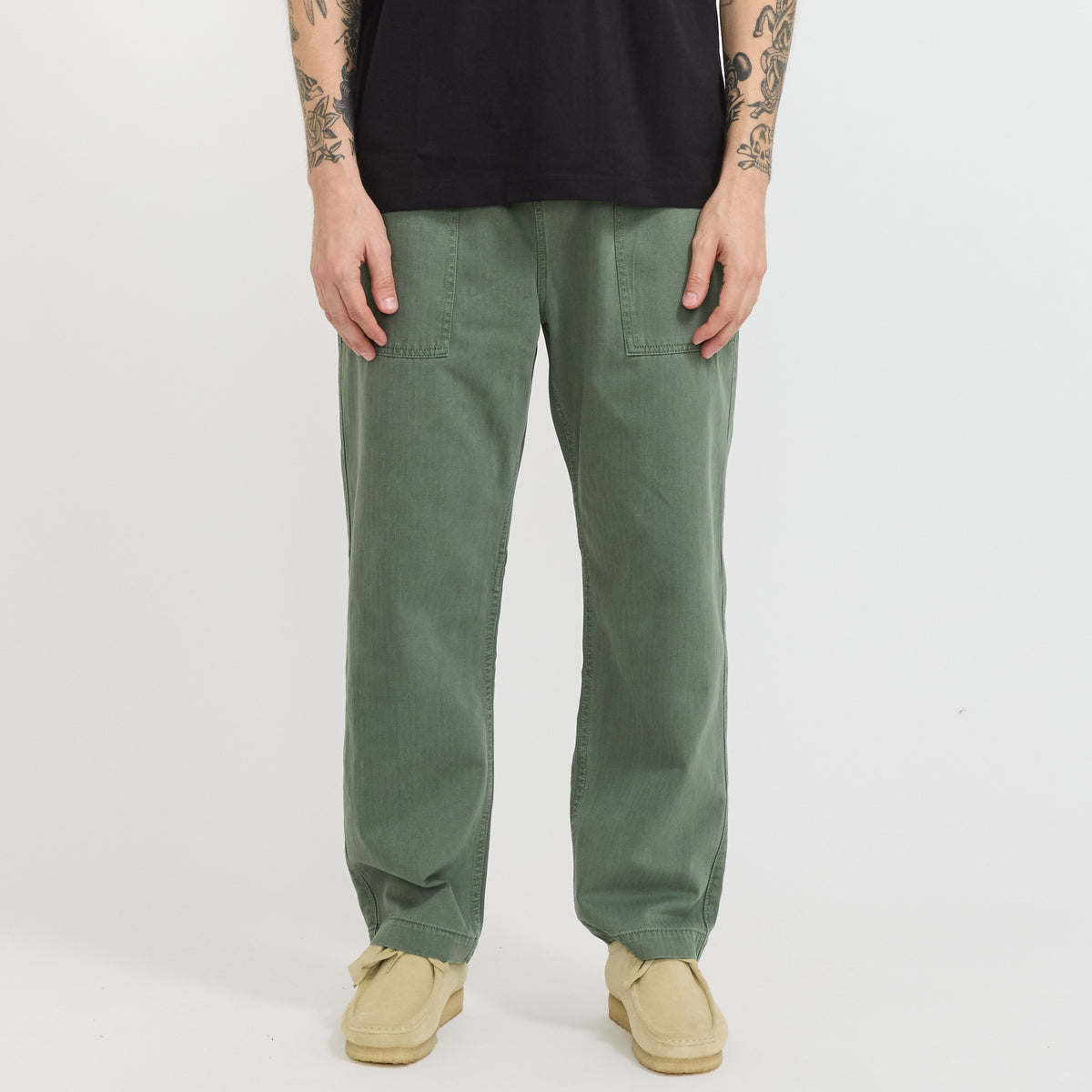 Service Works | Pigment HBT Chef Pants Olive | Maplestore