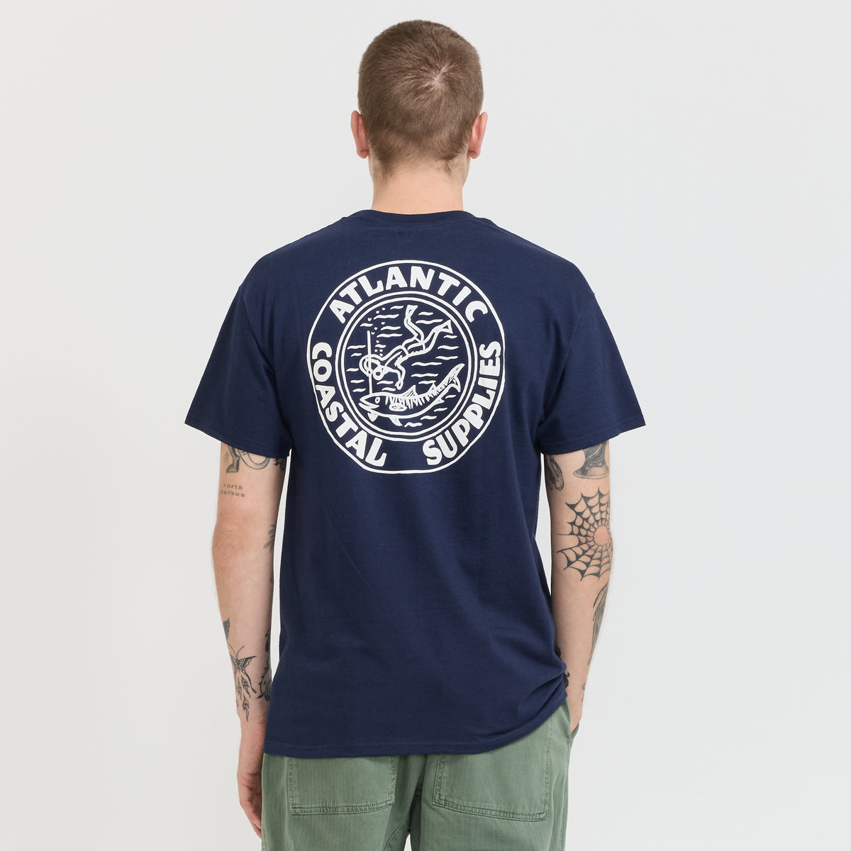 Atlantic Coastal Supplies | Diver Tee Navy | Maplestore