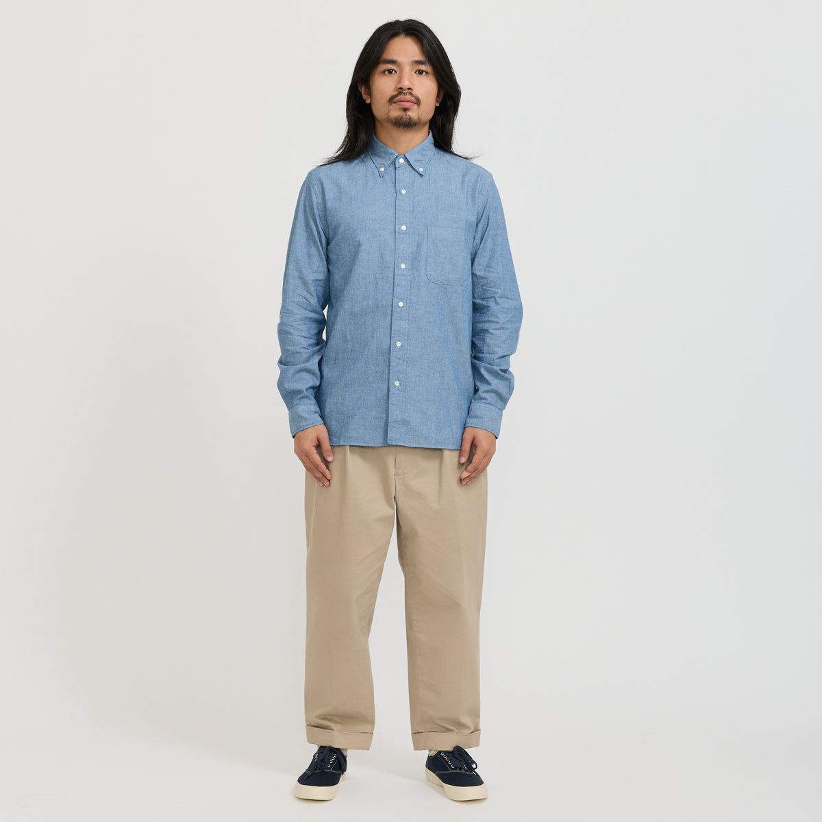 Beams Plus | BD Chambray Shirt Chambray | Maplestore