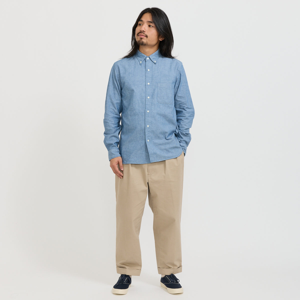 Beams Plus | BD Chambray Shirt Chambray | Maplestore