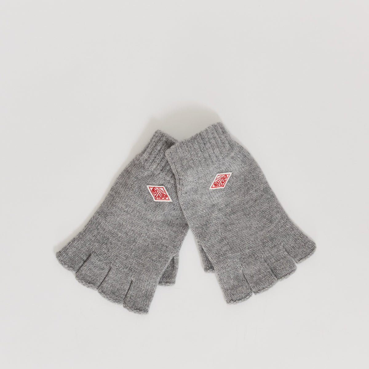 Danton | Fingerless Knit Gloves Grey | Maplestore