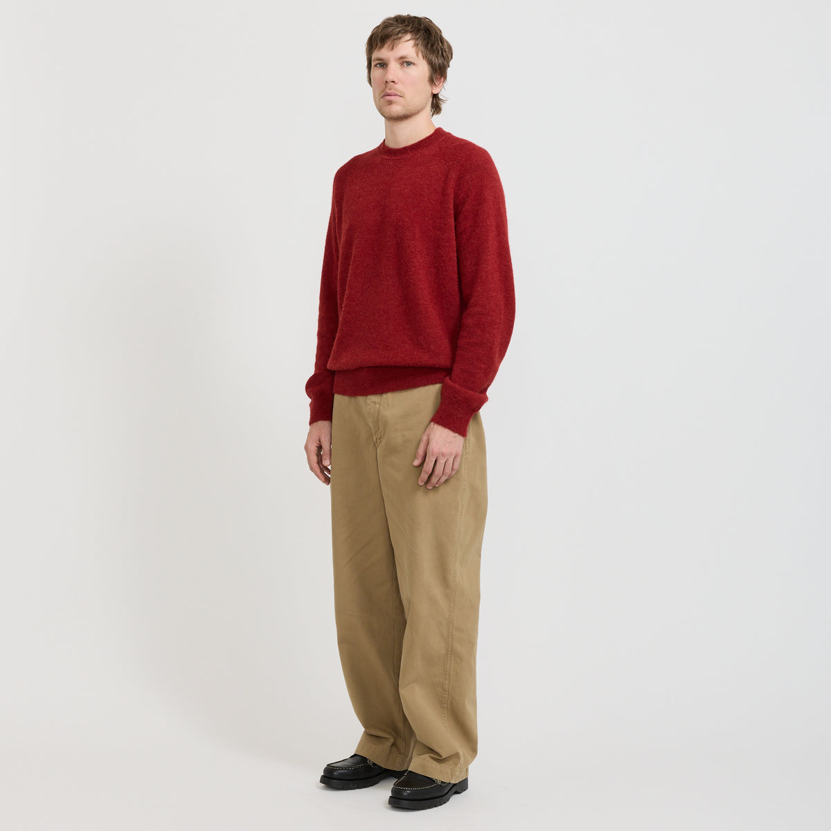 Norse Projects Nordrevik Baby Alpaca Sweater Cowhide - image 2