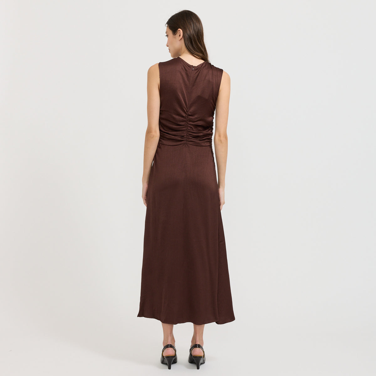 Sessun | Hayworth Dress Moka | Maplestore