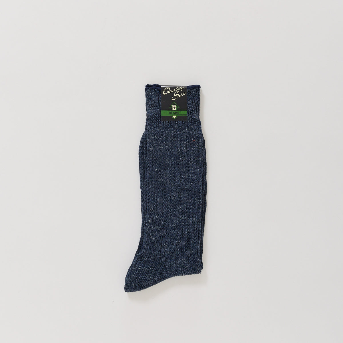 Beams Plus | New Linen Socks Indigo | Maplestore