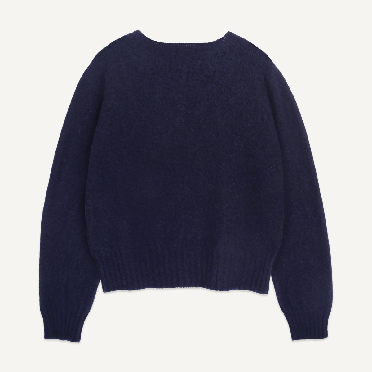 YMC Jets Crew Knit in Navy - back