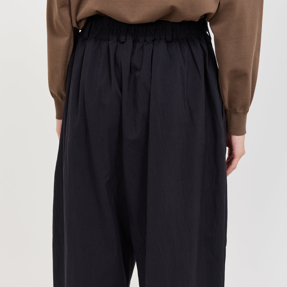 Danton | Womens Easy Pants Cotton/Nylon Twill Navy | Maplestore
