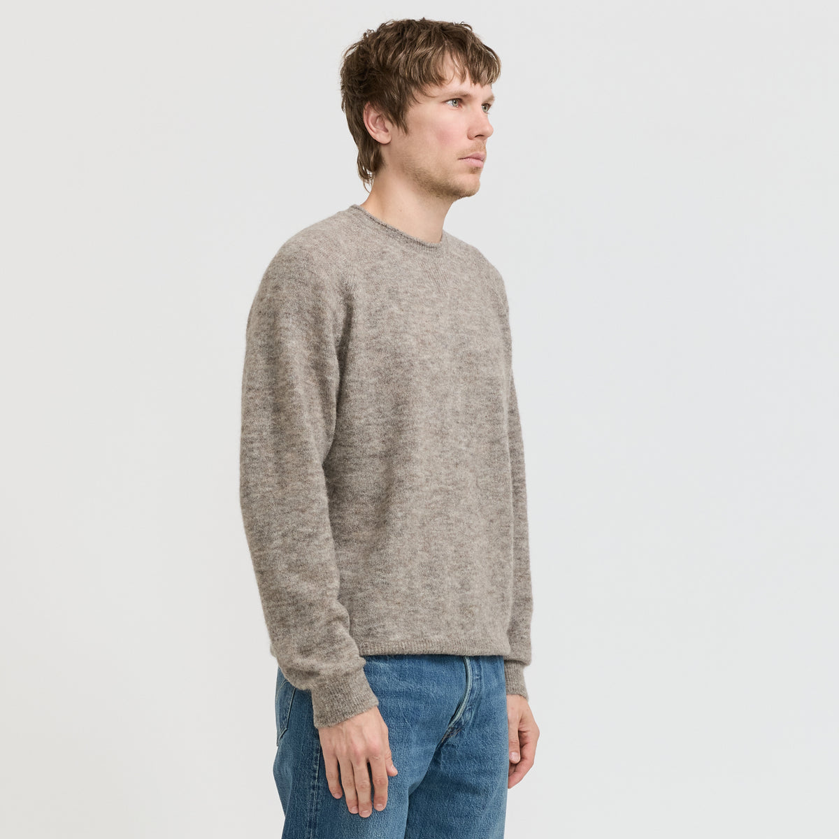 Norse Projects Nordevik Baby Alpaca Sweater Walnut - image 3