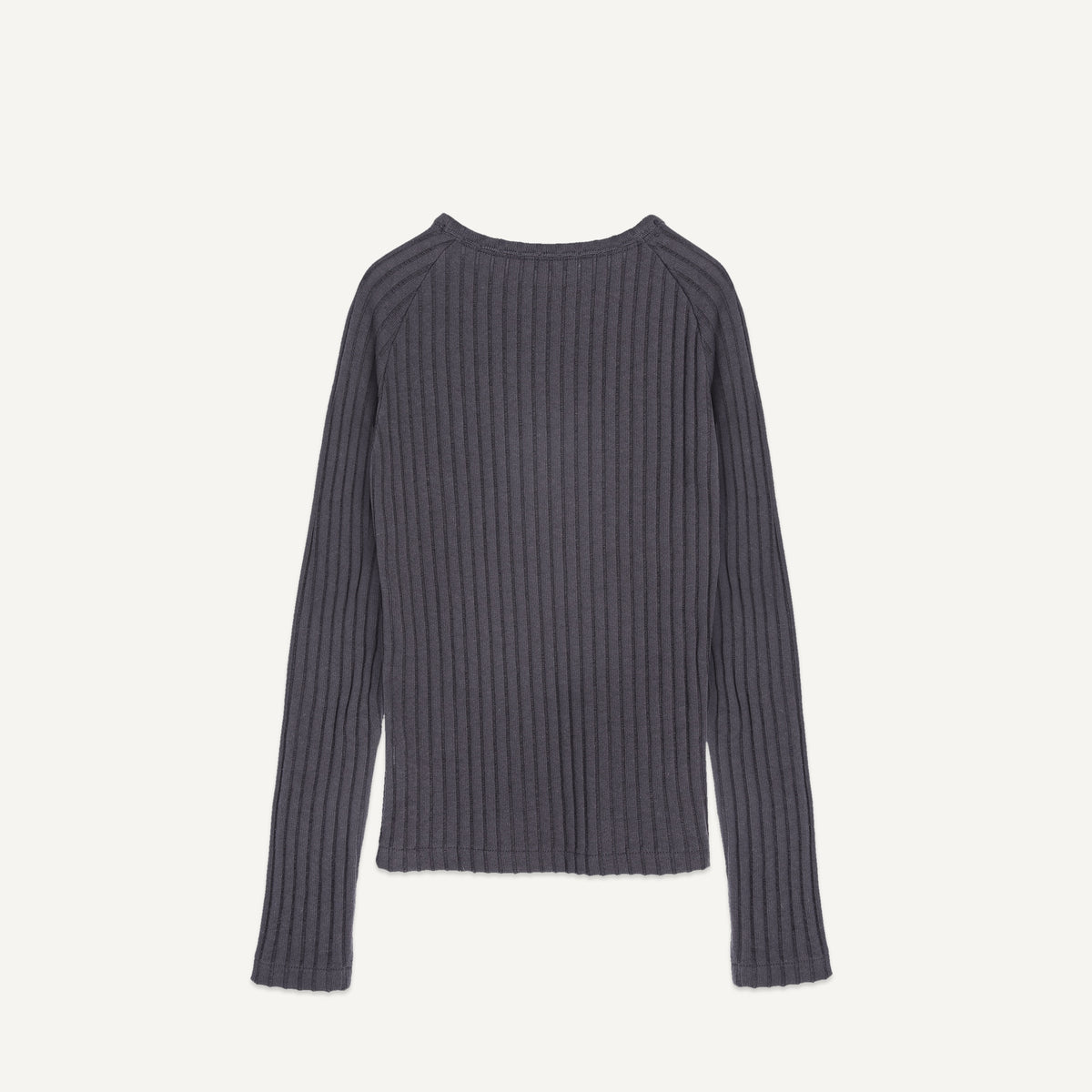 YMC Charotte Raglan Top in Charcoal - back