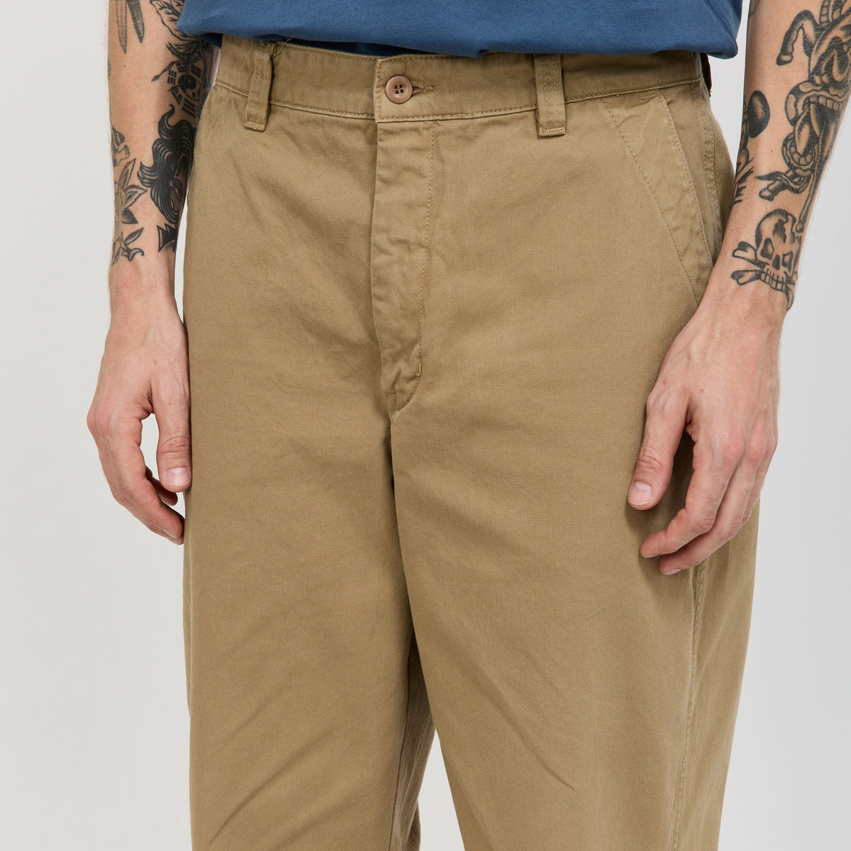 Norse Projects Nordmarka Broken Twill Chino Lead Grey - image 5