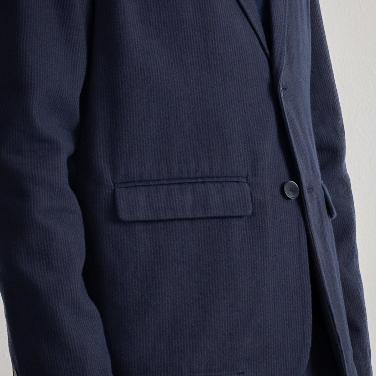 Assembly Blazer Navy Bronze Brushed Stripe